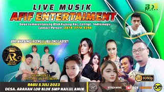 LIVE SIANG LIVE MUSIK AFIF ENTERTAIMENT hajatnya bpk warsono ( aceng ) - enci casyanti