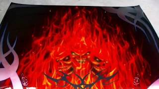 accent true fire custom painting