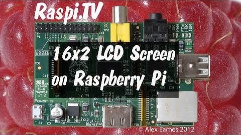 16x2 LCD attached to Raspberry Pi