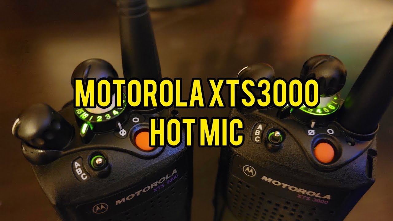 Motorola XTS3000 Hot Mic - YouTube