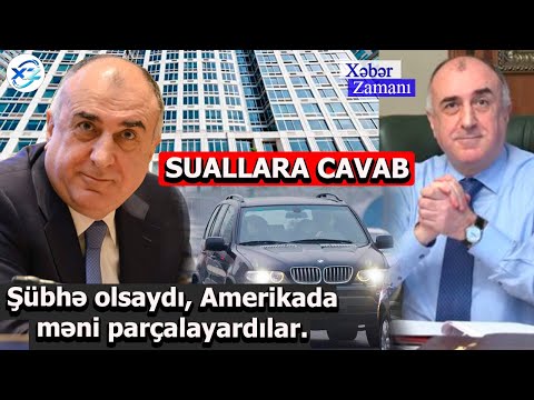 “Gərək həmin gün maşına oturub işə gedərdim” - Elmar Məmmədyarov