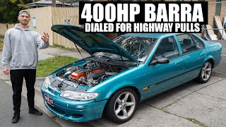 400HP BARRA EF Highway Pulls Feel CRAZY After This!