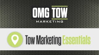 OMG Tow Marketing Product Video: Tow Marketing Essentials