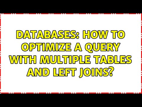 Databases: How to