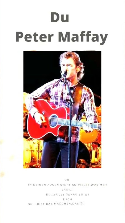 Peter Maffay ' DU | lagu lawas