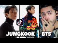 Bts jungkook  reaction  bts army  kpop  jungkook english tiktok edits ak reaction