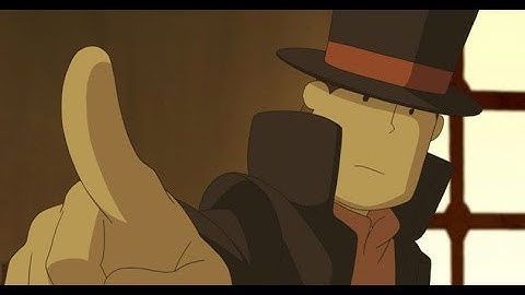 every time professor layton does that dramatic point thing