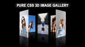 Pure CSS 3D Rotating Image Gallery | CSS 3D Animation Effects