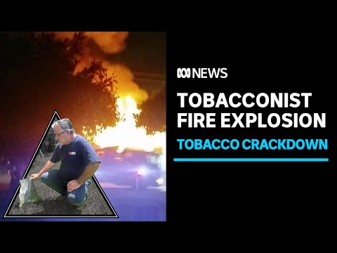 Explosions send shrapnel flying from tobacco shop engulfed in suspicious fire | abc news