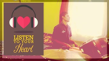 Listen to your heart 💖 Roxette ! ✨ Drum Cover by Moshley Fernandes 💙