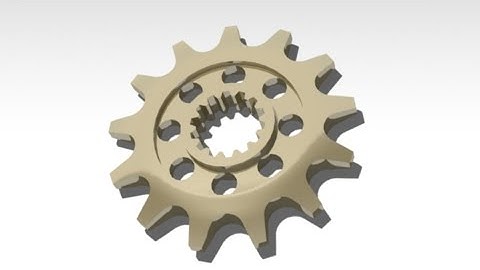 Modeling of Sprocket in CATIA | Use of Define in work object