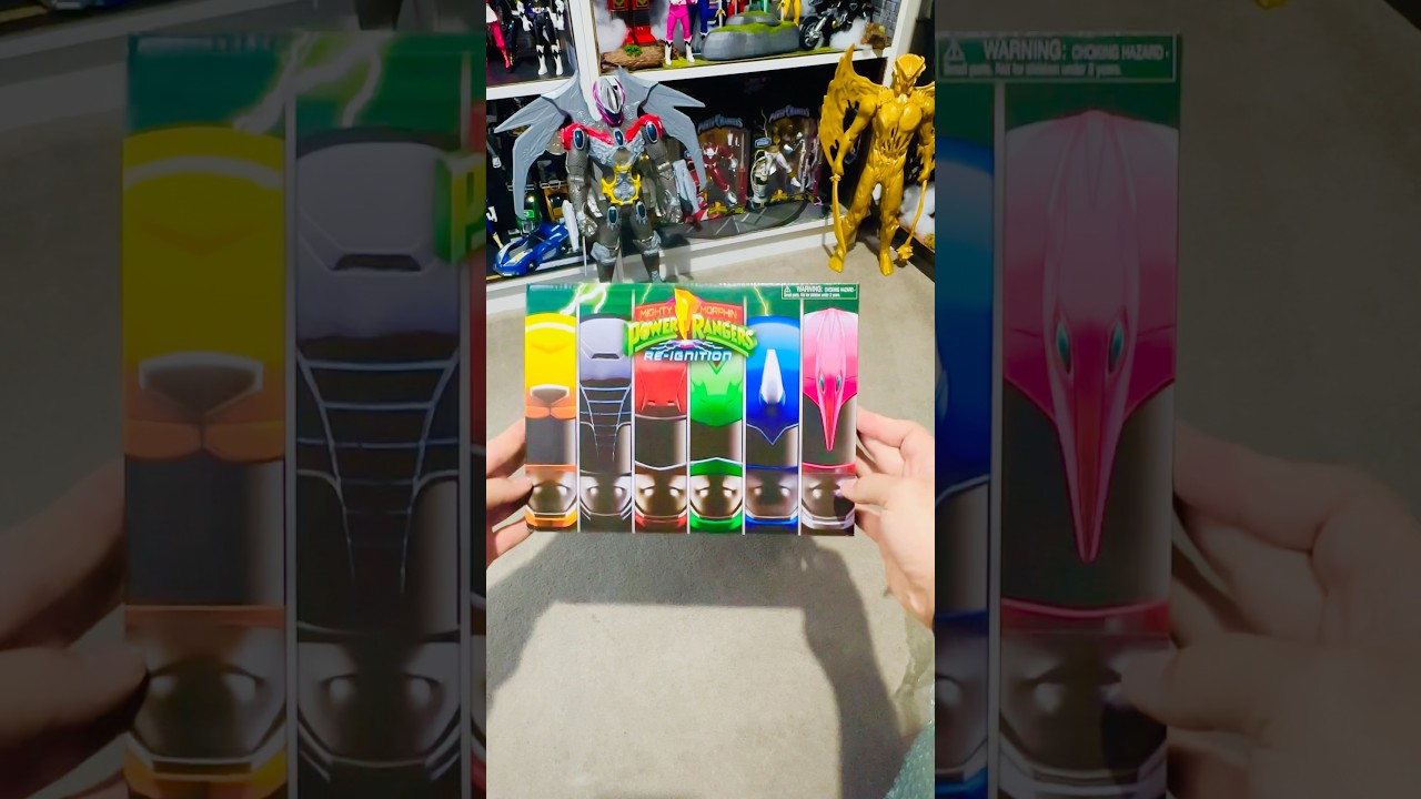 ⚡️Mighty Morphin Power Rangers Re-Ignition Basic 6 Pack just arrived New & Sealed