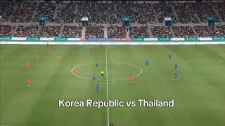#highlights Football World Cup 2026 Qualifier Korea Republic vs Thailand, Thailand vs Korea Republic