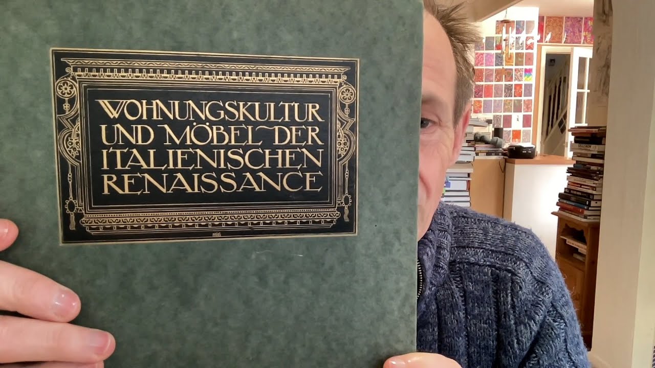 Furniture and Interior Decoration of Italian Renaissance 1921 German Art Book Review