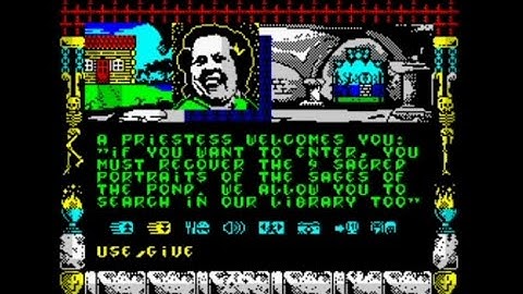 The Doom of the Pond 128k (2021) Walkthrough + Review, ZX Spectrum