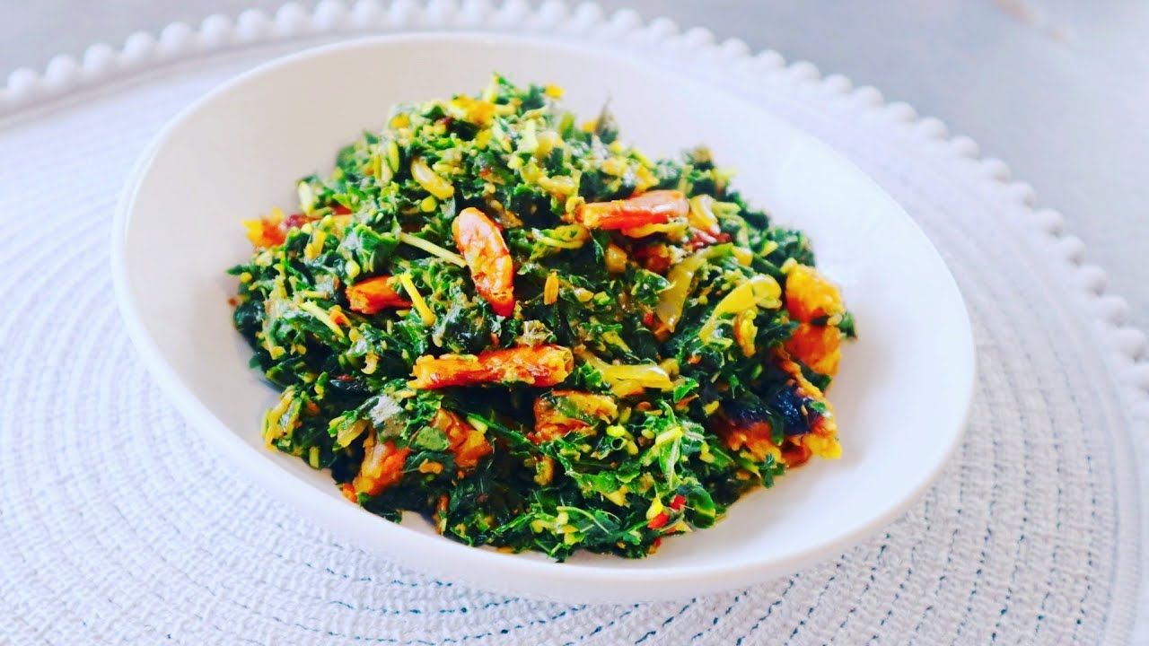 How to cook Green vegetable stew Nigeria Green vegetable stew YouTube