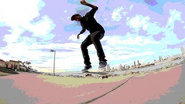 Little flatground session with Isaiah Johnson, the Canon 7d, and posterize filter.