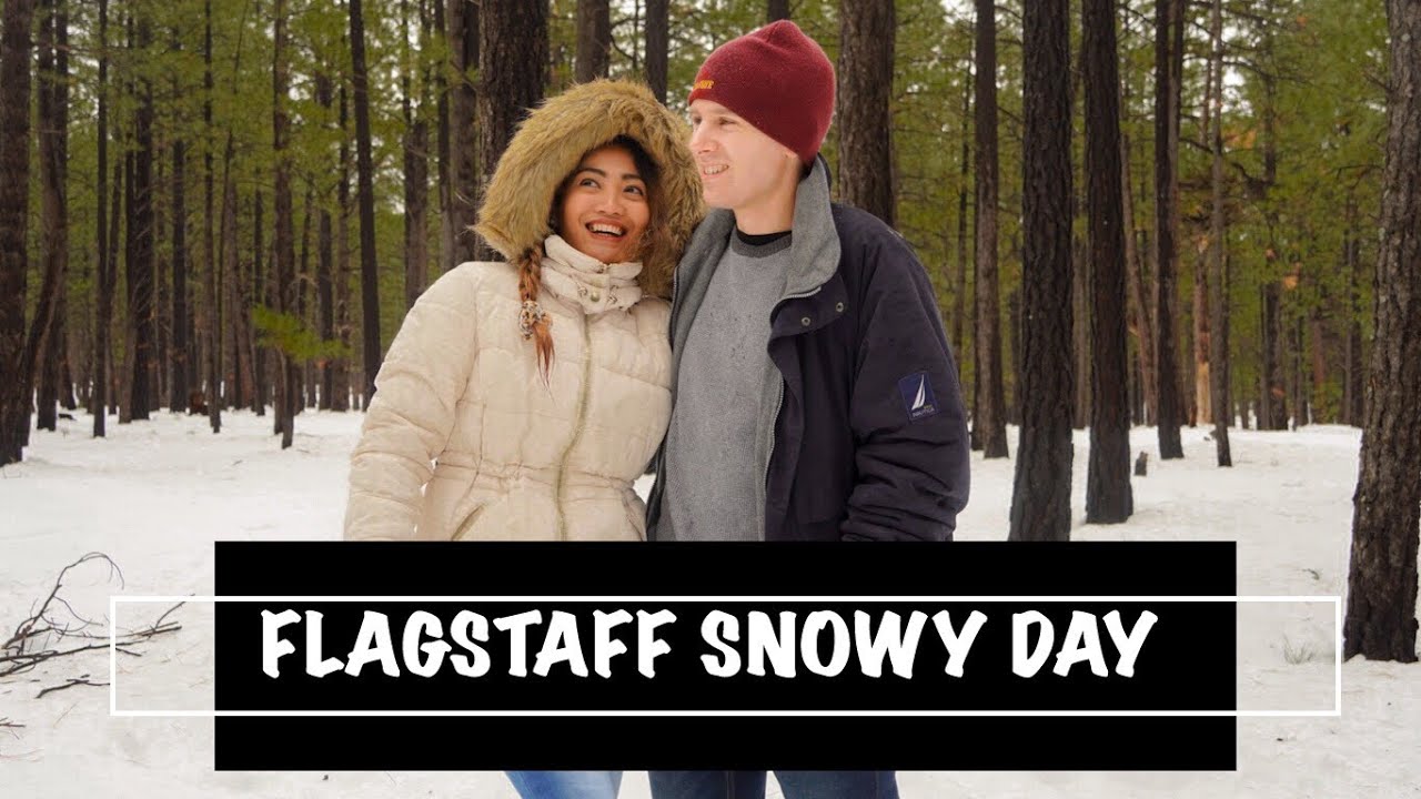 FLAGSTAFF SNOWY DAY First Snow Experience (Ultra 4K) YouTube