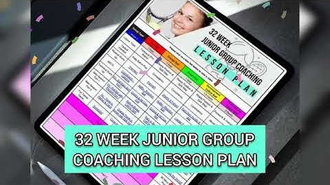 Tennis Coach Lesson Plans for a Group Coaching Programme