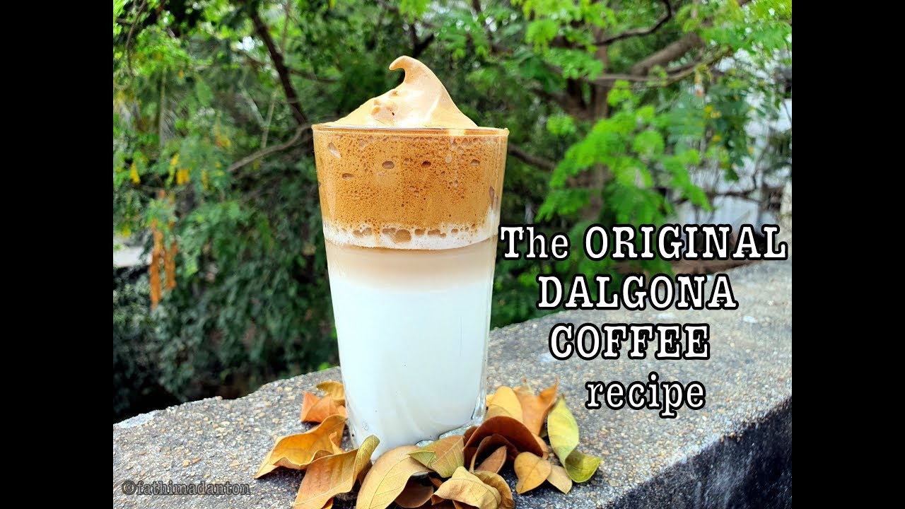 Dalgona Coffee Original Recipe / Dalgona Coffee Pudding
