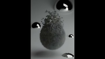 Houdini like animation done in blender