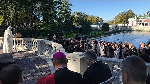 Tông du Estonia 25 09 2018 Đức Thánh Cha gặp chính quyền Estonia