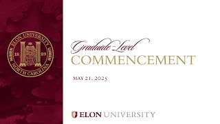 2025 Graduate-Level Commencement