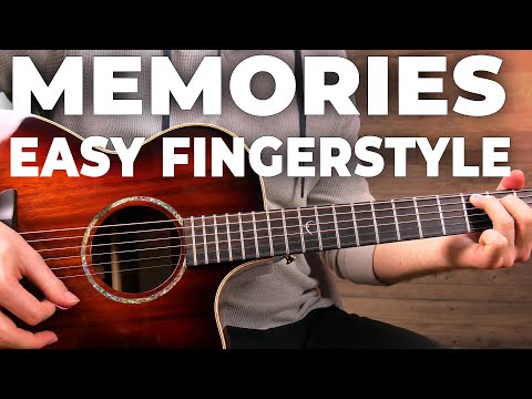 Memories - Maroon 5 | EASY Fingerstyle Guitar Lesson (Tutorial)