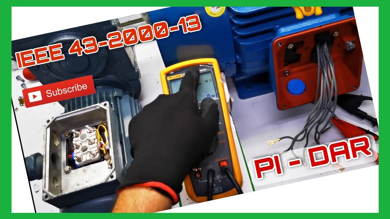 ⚡PRUEBA DE AISLAMIENTO PI Y DAR EN MOTORES.⚡