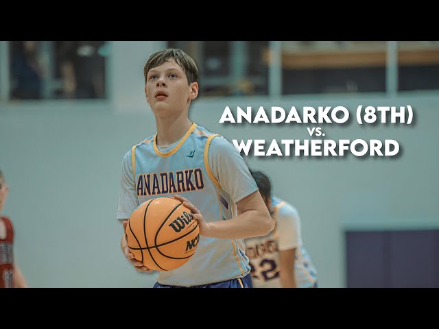 2023 / Anadarko (8th) vs. Weatherford / Basketball Highlights / 1.9.23
