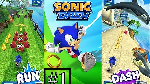 Sonic Dash - Gameplay Walkthrough Part 1-  (iOS, Android)