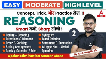 SSC CGL/MTS/CHSL Reasoning Classes 2025 | Reasoning Previous Year Questions | By Atul Awasthi
