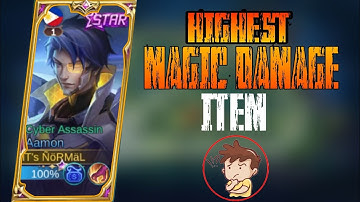 AAMON USERS,YOU MUST USE THIS HIGH MAGIC DAMAGE ITEM🔥 build Top 1 GLOBAL AAMON ~MLBB