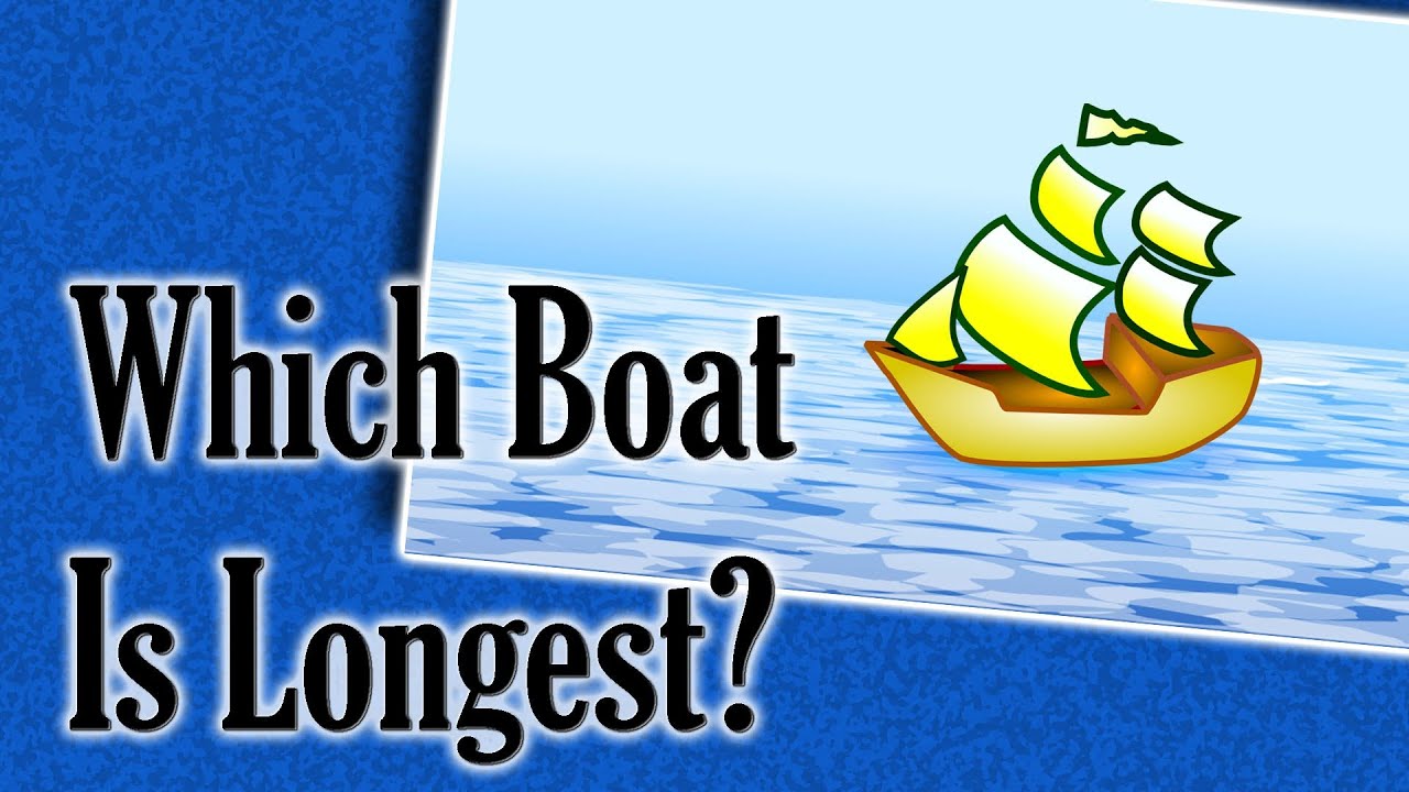 Which Boat Is The Longest? | Thanksgiving game for children