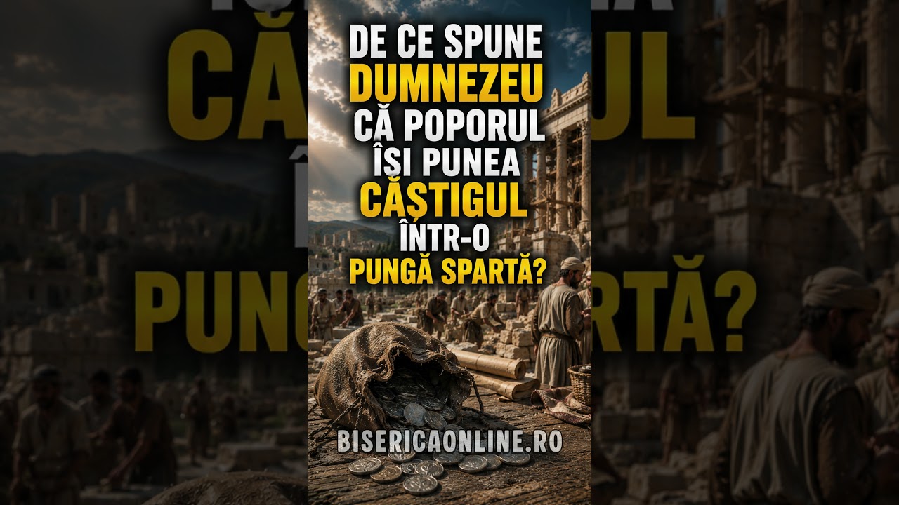 De ce spune Dumnezeu că poporul își punea câștigul într-o pungă spartă? - Întrebări și răspunsuri