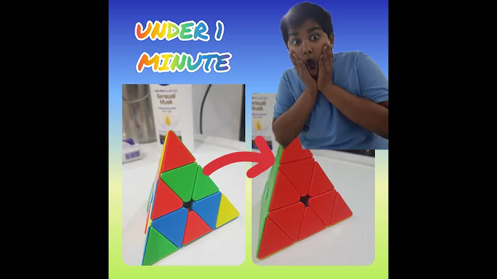 How to solve a pyraminx in under 1 minute|MAK Lifestyle