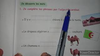projet 1 séquence 1 (5 Ap) les adjectifs cardinaux  ➕ des exercices page 7