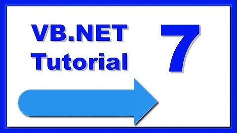 VB.NET Tutorial 7 - Eigene Prozeduren ohne Ereignis erstellen (Methoden - Subs, Funktionen)