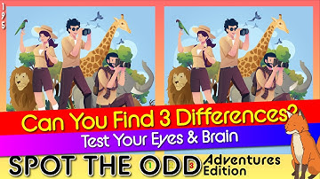 Brain break - ADVENTURES 195 | find 3 differences | How good are your eyes? Quiz Winter Games