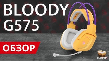 ОБЗОР A4TECH BLOODY G575 | ЗВУК 7.1 И СТУДИЙНЫЙ МИКРОФОН