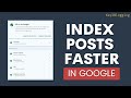 How to fix crawling and indexing issues in blogger  index blog post faster in google