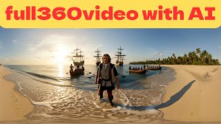 The 32nd AI-generated 360-degree VR video depicts Christopher Columbus' discovery of America.