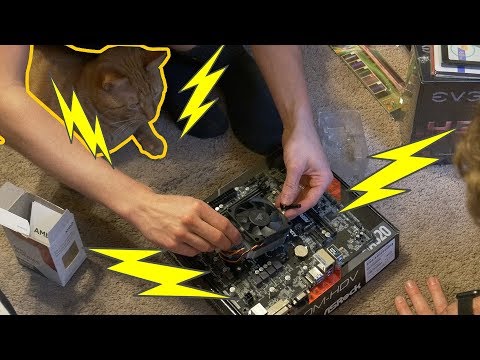 Building a PC on carpet!? ESD Challenge!