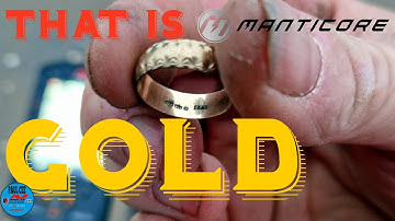 Metal detecting on the beach | NICE GOLD RING | Minelab Manticore