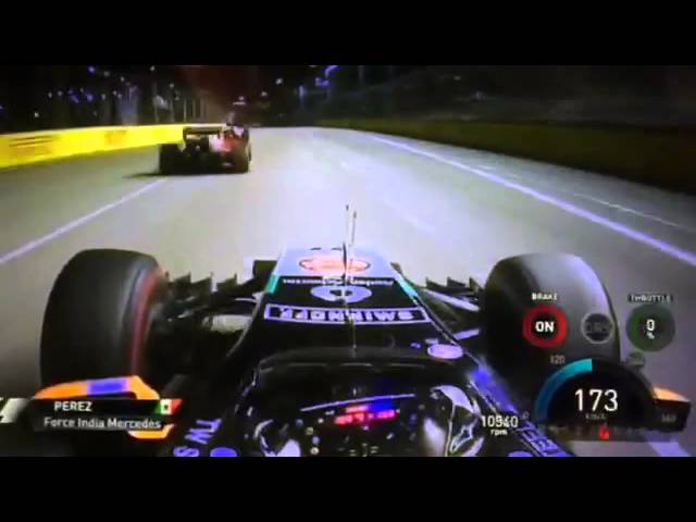 Sergio Pérez Fantastic Overtakes | Singapore 2014