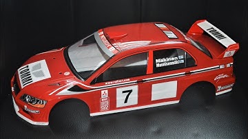 Tamiya TT02 Type-S Body Unboxing - Mitsubishi Evo WRC!