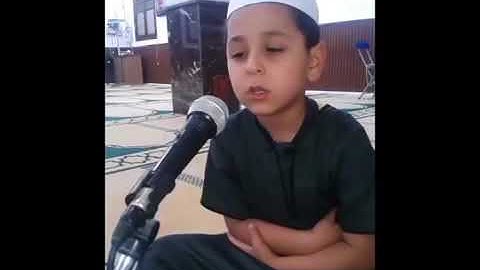 سورة القارعة بصوت الطفل محمد بن فرج بمسجد البرج .