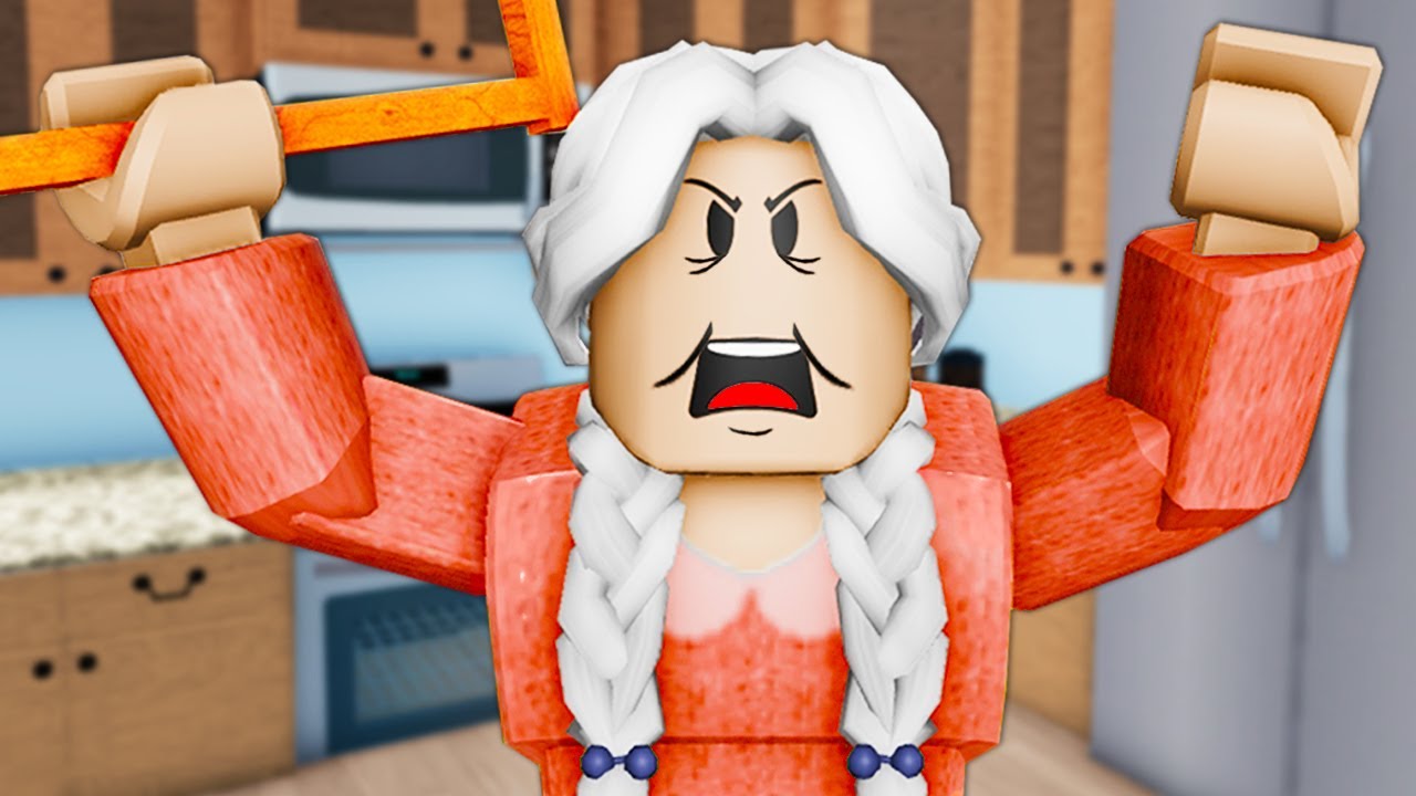 The Mean Grandma! A Roblox Movie YouTube
