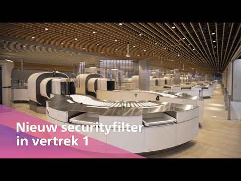 Nieuw security filter in vertrekhal 1 geopend