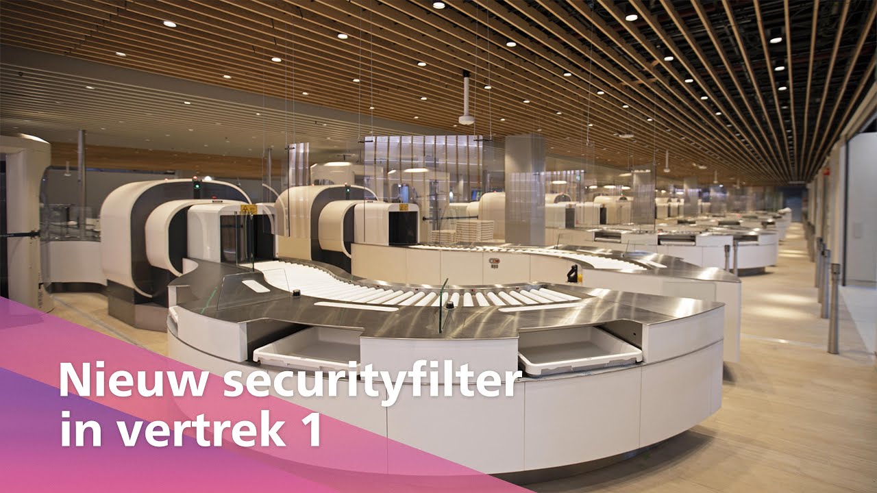 Nieuw security filter in vertrekhal 1 geopend